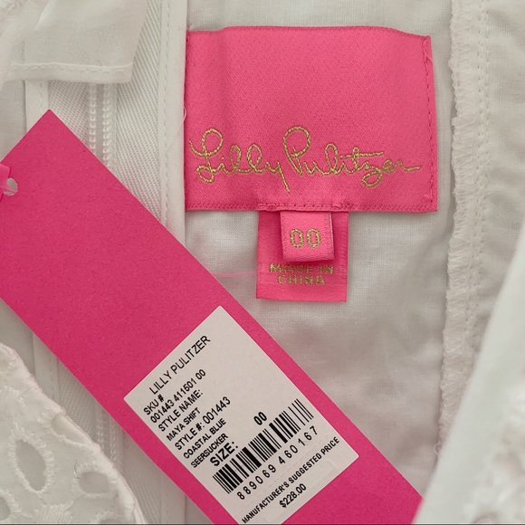 Lilly Pulitzer Maya Shift Dress Size 00 - Picture 4 of 4